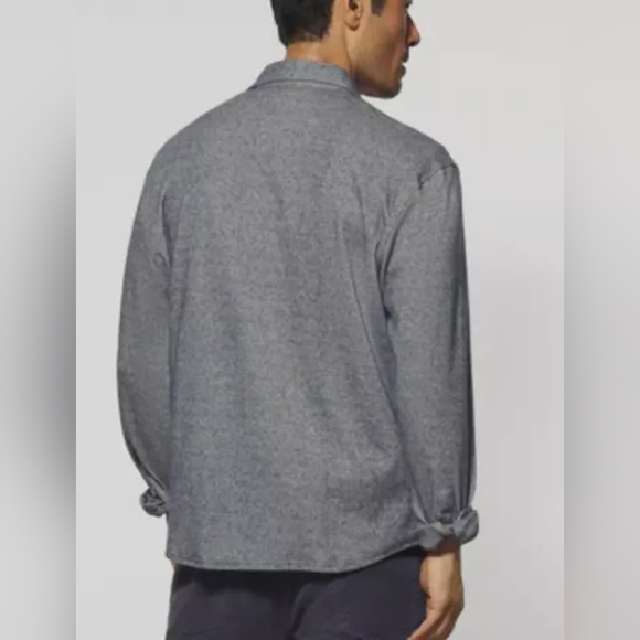 Johnnie O Carl Stretch Flannel Lodge Shirt Men's Size Medium - Picture 3 of 13